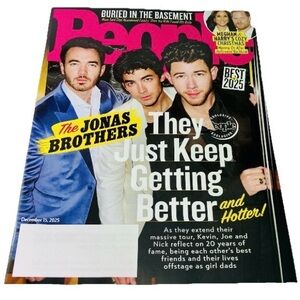 People Magazine December 15,  2025 The Jonas Brothers - Best of 2025
